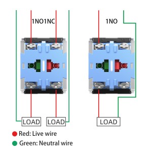 押しボタンモメンタリスイッチ 22 ミリメートルリング LED 照明付き CNC スタートボタングリーン 660v