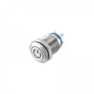 Sealed waterproof 12mm push button switch for harsh environments and industrial settings