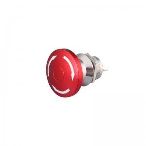 New products metal emergency stop button 22MM zinc aluminum alloy switches