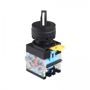 plastic head 10a push button china la38 22MM rotary switch 2 position
