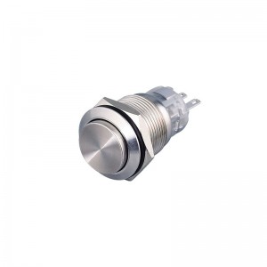 push button momentary start switch 19mm high head 1no1nc stainless steel metal