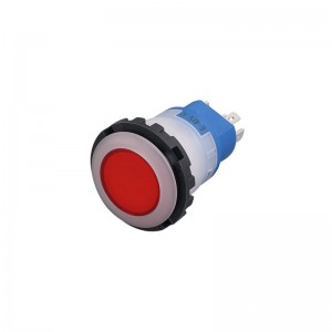 push on off switch 22mm 10amp ip67 normally open normally close latching plastic button